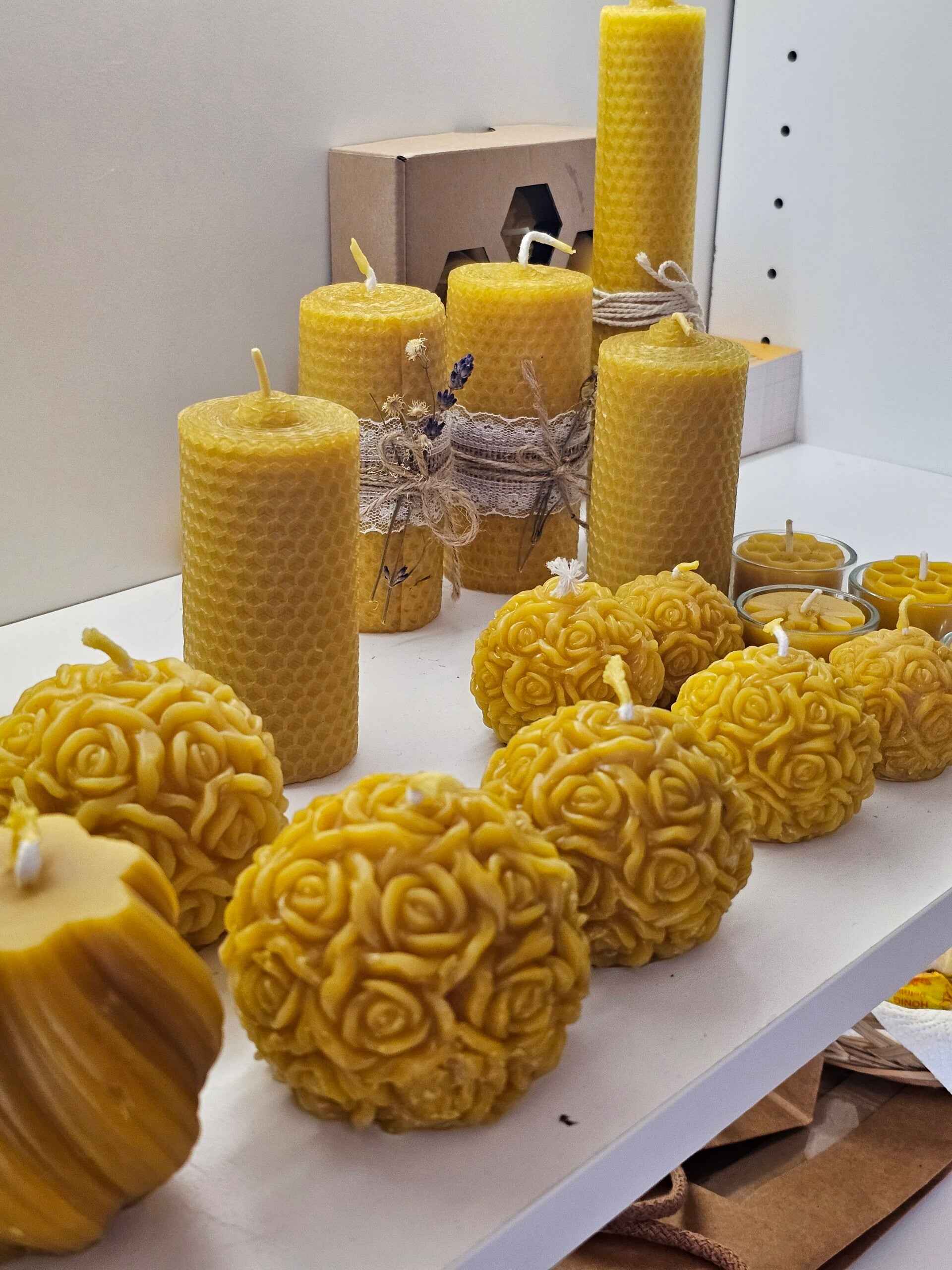 Bienenwachs Kerzen