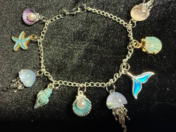 Sea Creatures Charm Bracelet