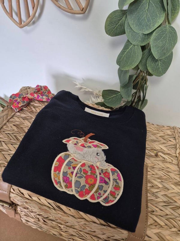 sweat citrouille souris.