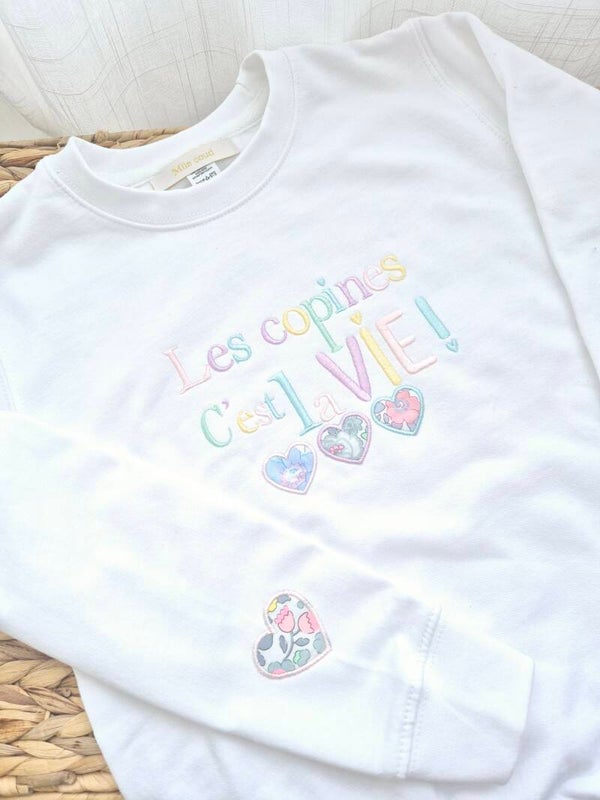 sweat Les copines c'est la vie