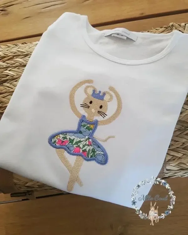 T shirt souris danceuse