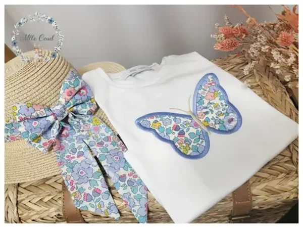 T-shirt papillon