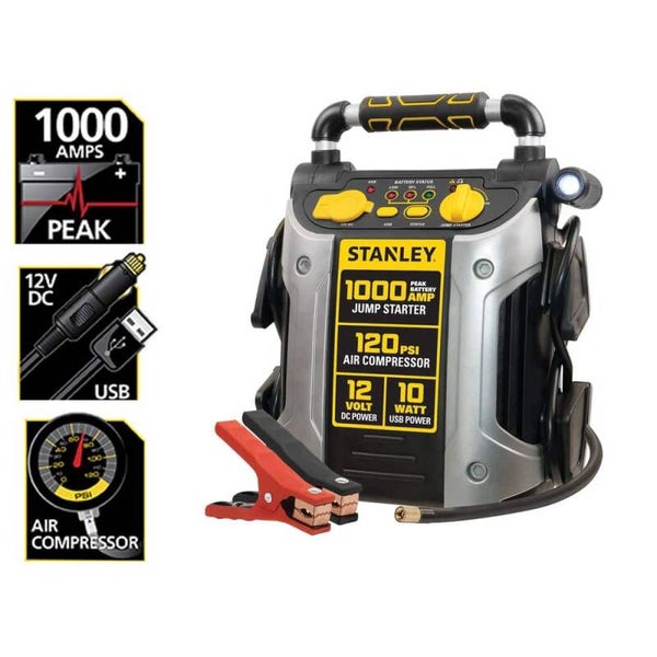 Stanley J5C09 1000 Peak Amp Automotive Jump Starter