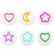 Icon mix white/multicolour (10 stuks)