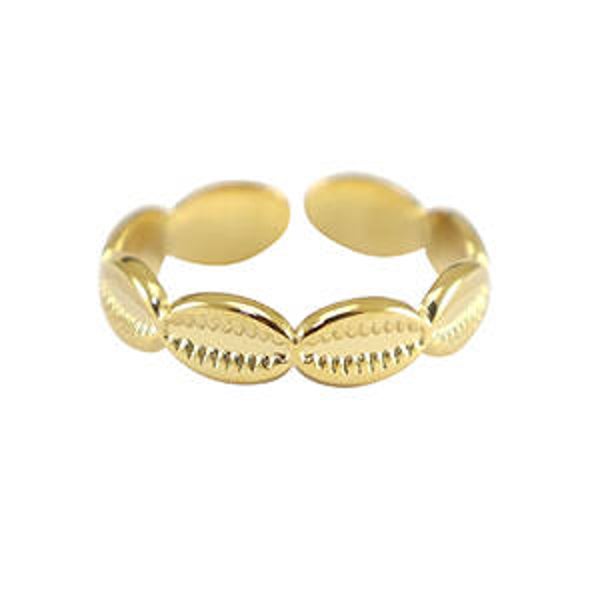 Shell ring gold