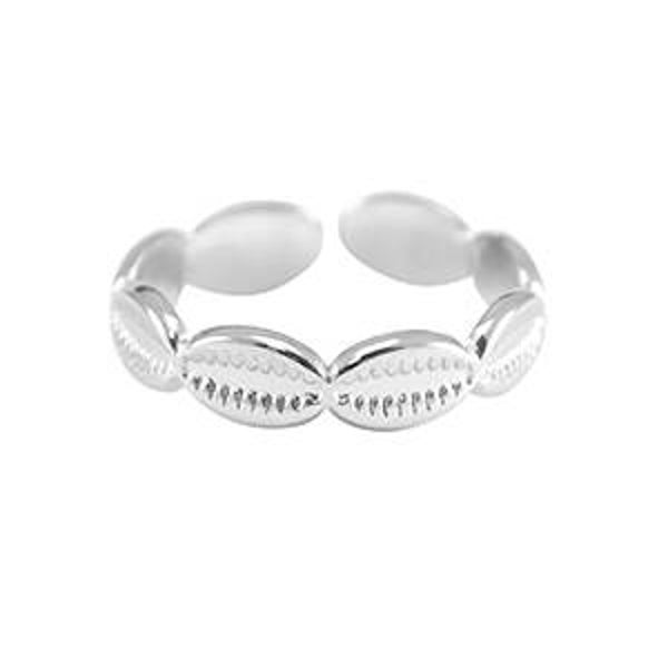 Shell ring silver