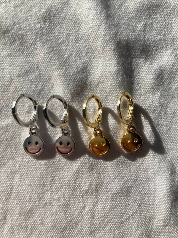 Smiley earrings (per paar)