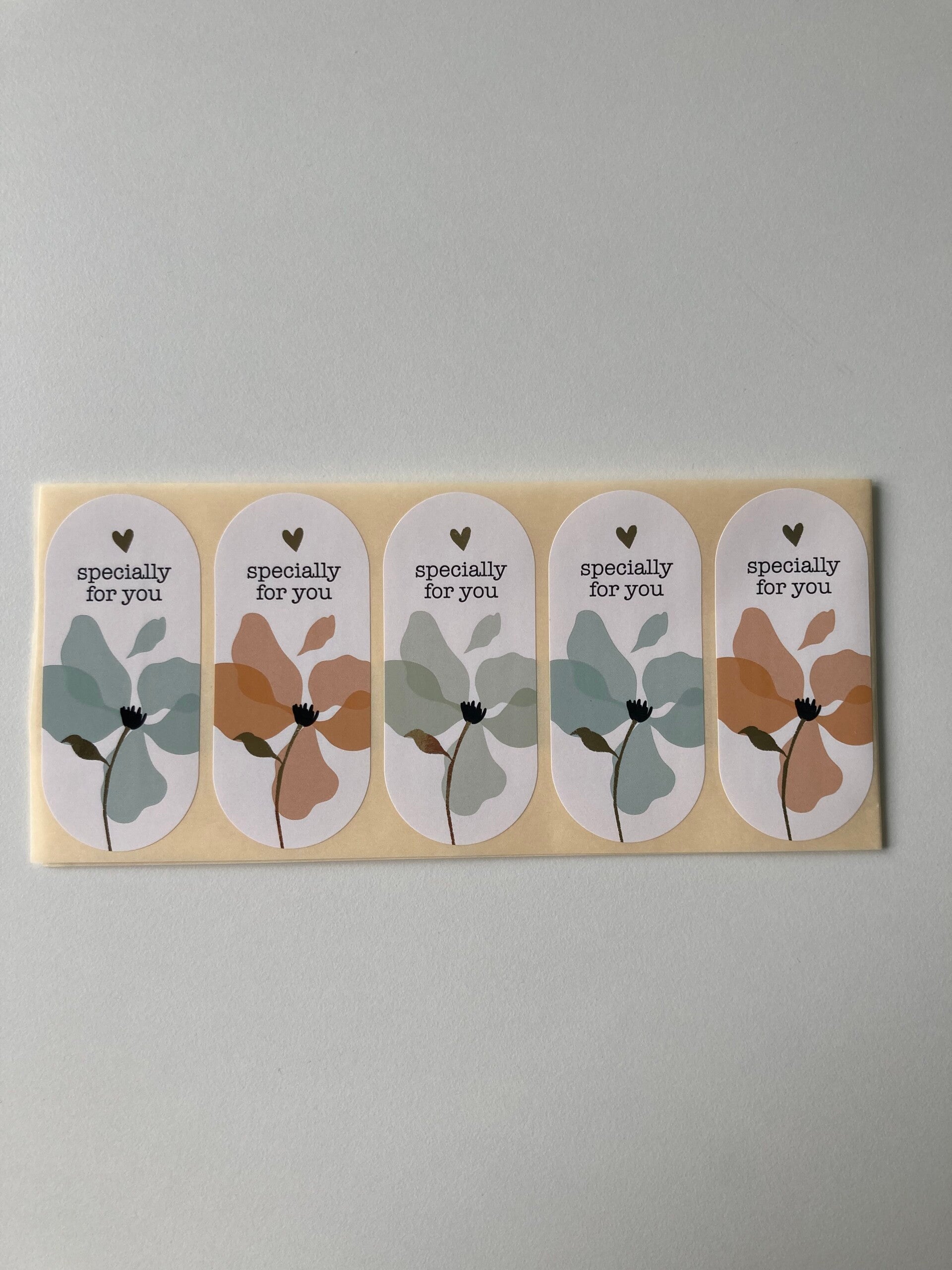 Specially for you stickers (5 stuks)