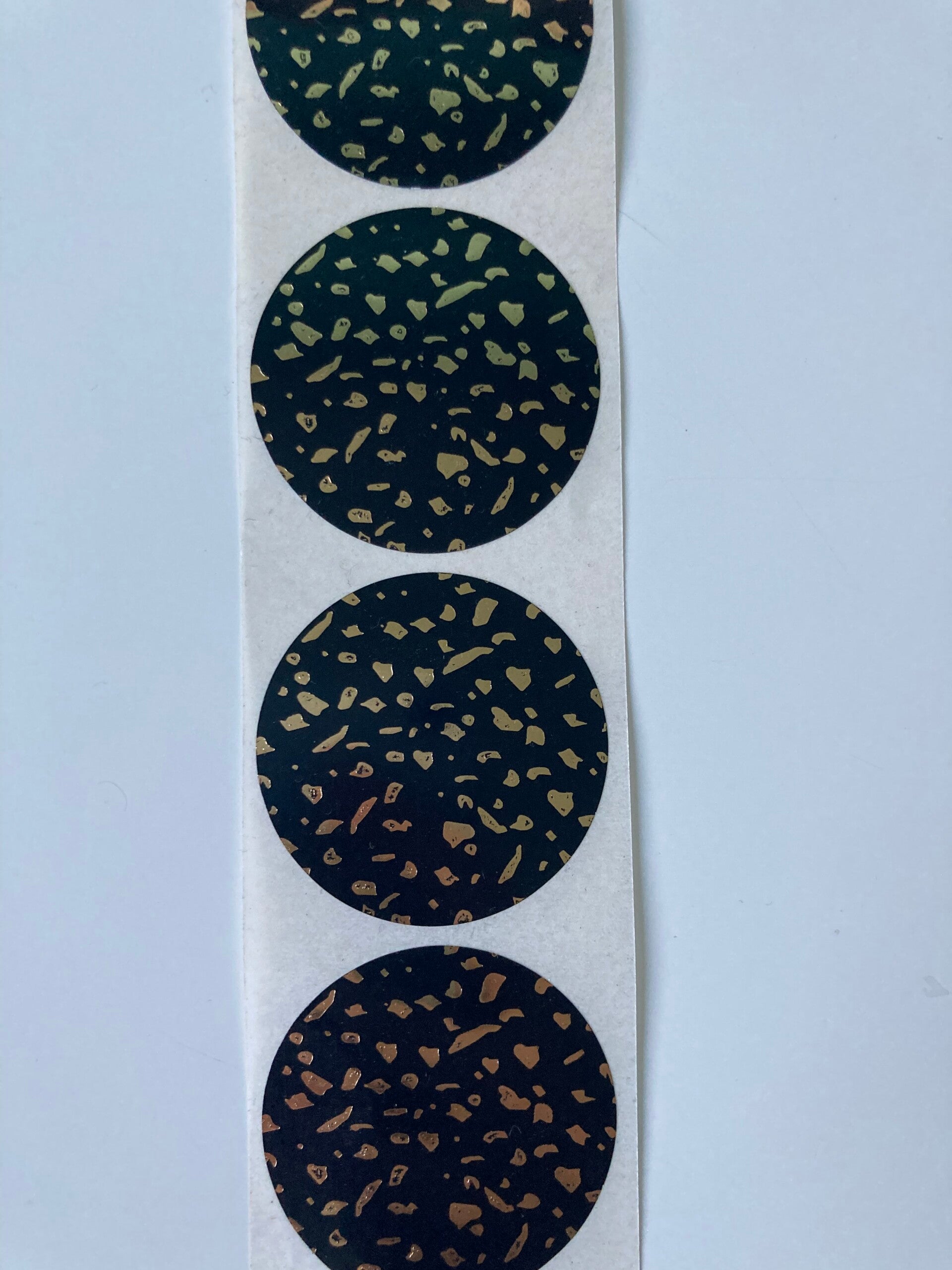 Terrazzo black/gold (5 stuks)