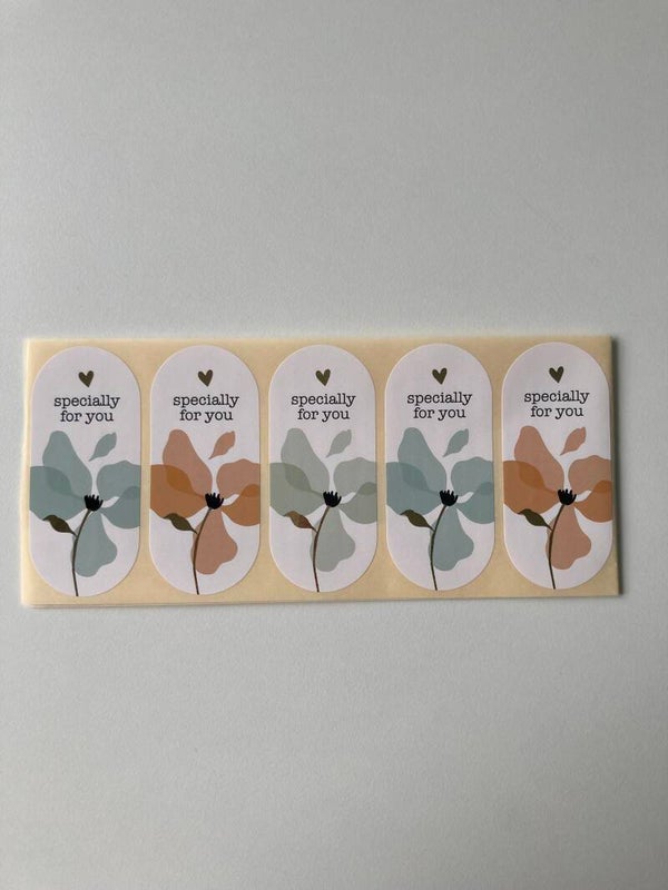 Specially for you stickers (5 stuks)