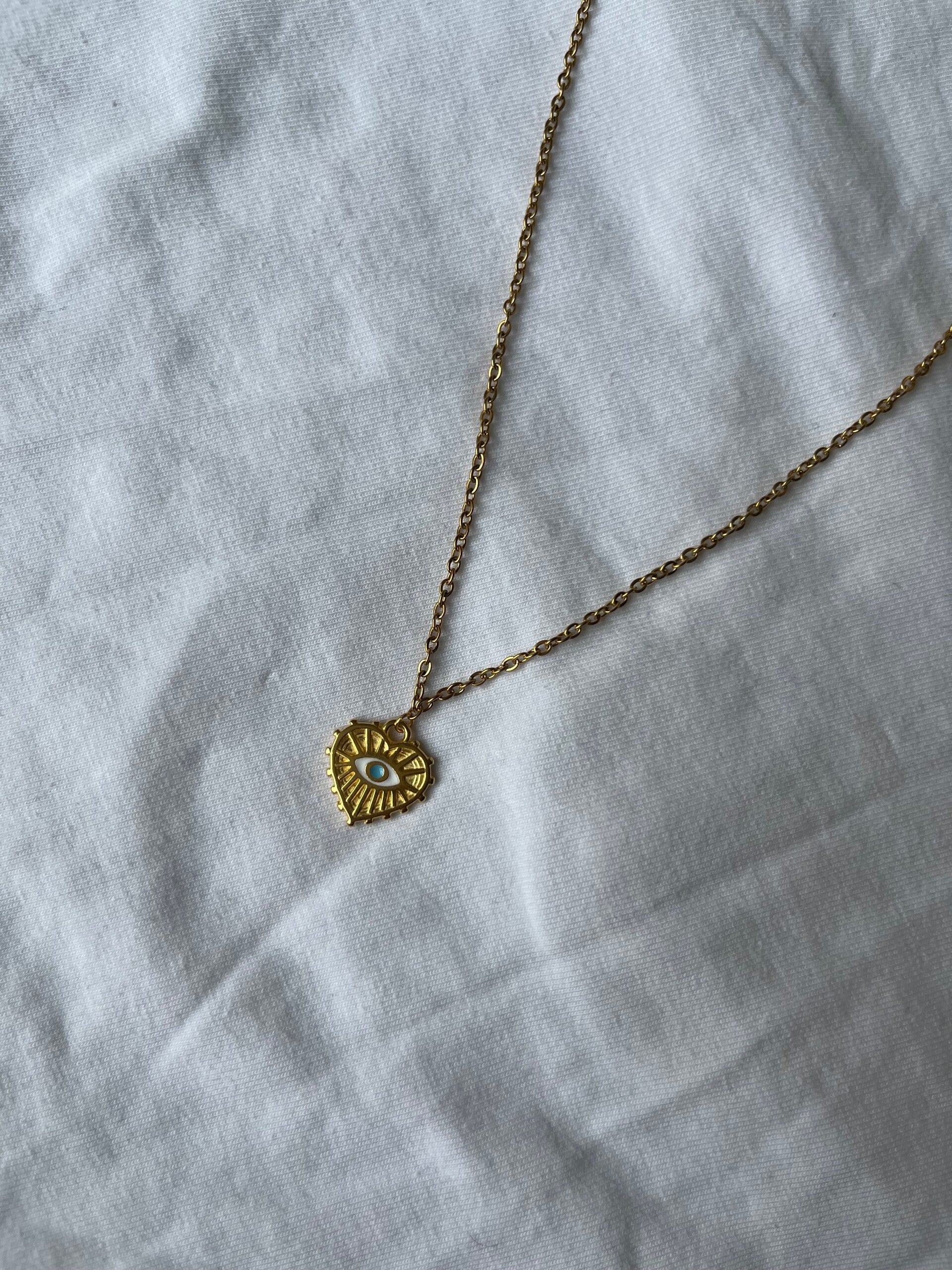Eye Necklace gold