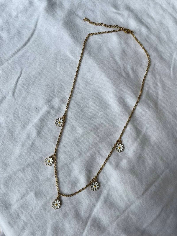Madelief ketting goud