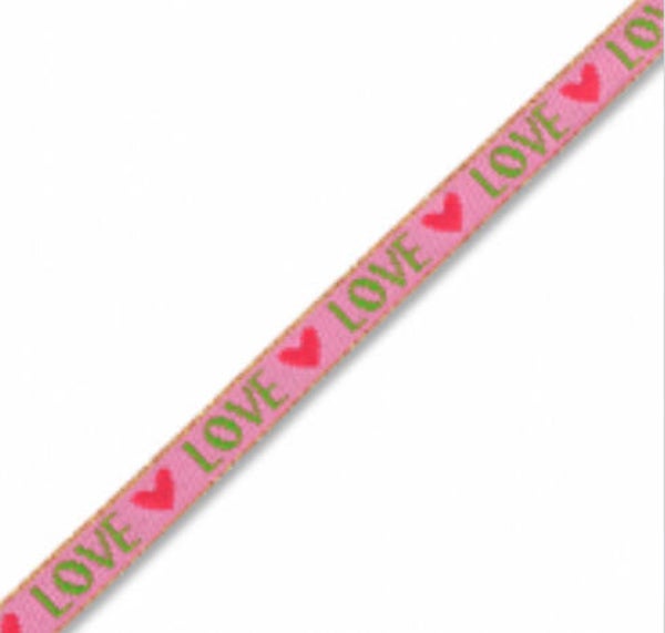 Love lint pink (per meter)