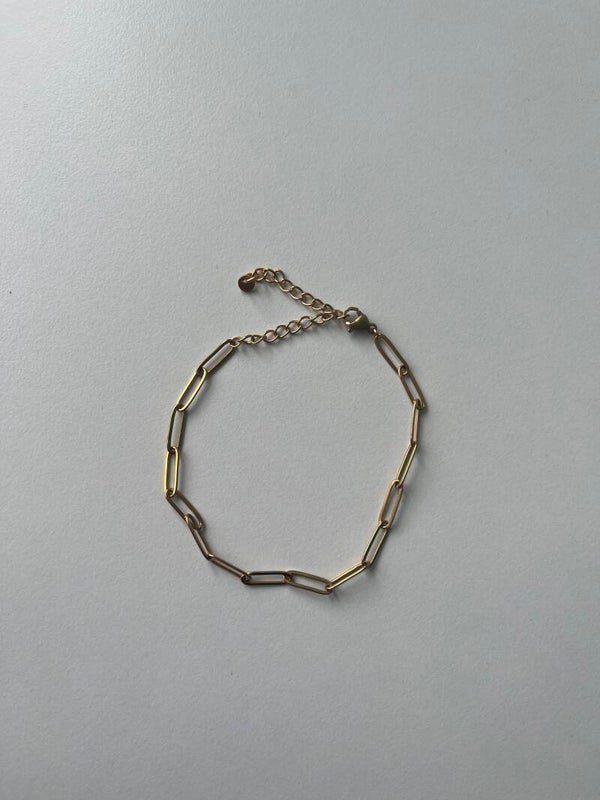 Rosa armbandje goud
