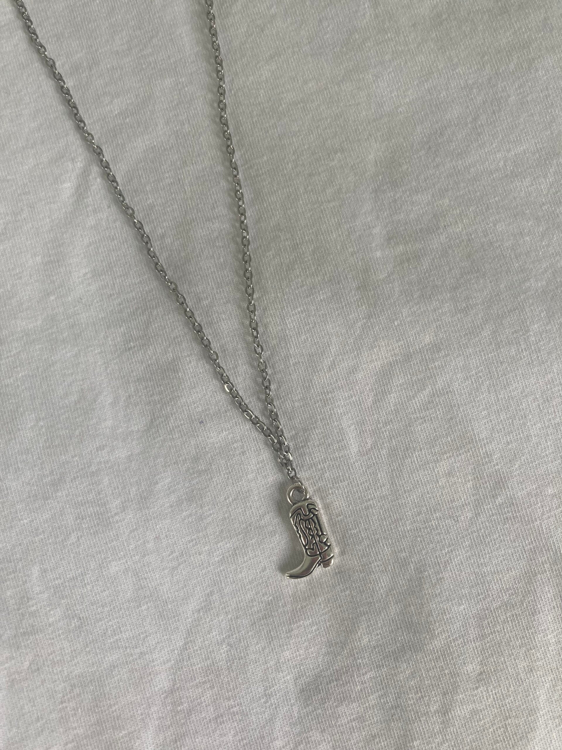 Cowboy necklace silver