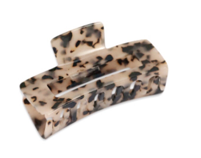 Haarklem beige tortoise