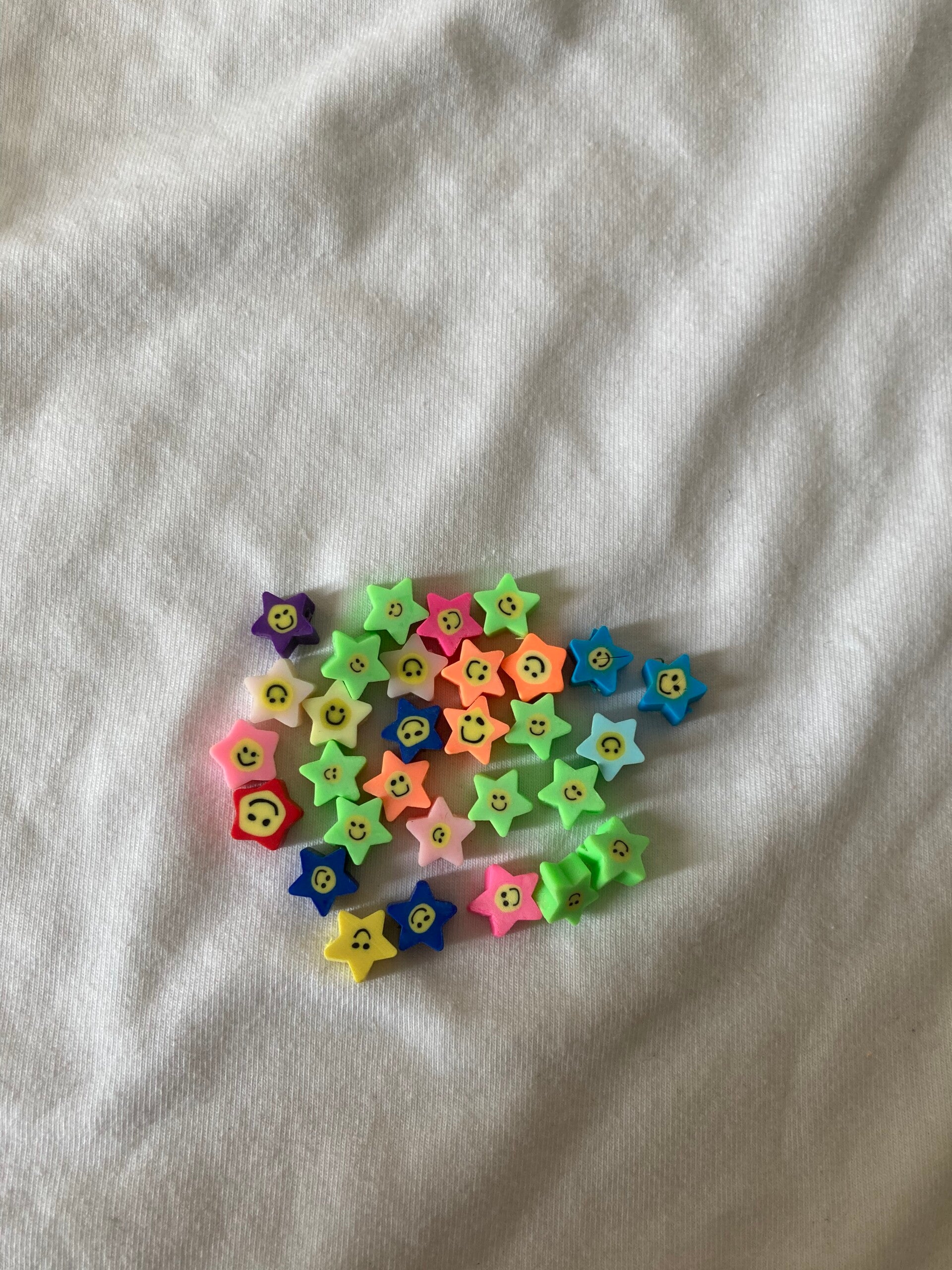 ★ smiley mix polymeer (per stuk)