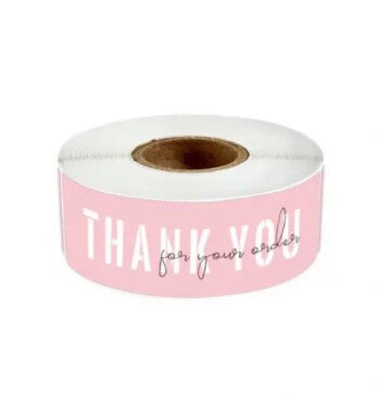 Thankyou for your order stickers (5 stuks)