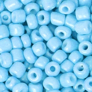 Light blue rocailles 4mm (10 gram)
