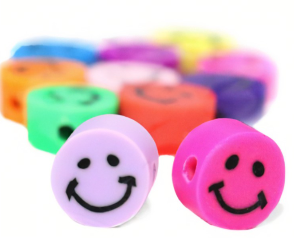 Smiley mix polymeer (per stuk)