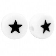 Ster white/black (8 stuks)