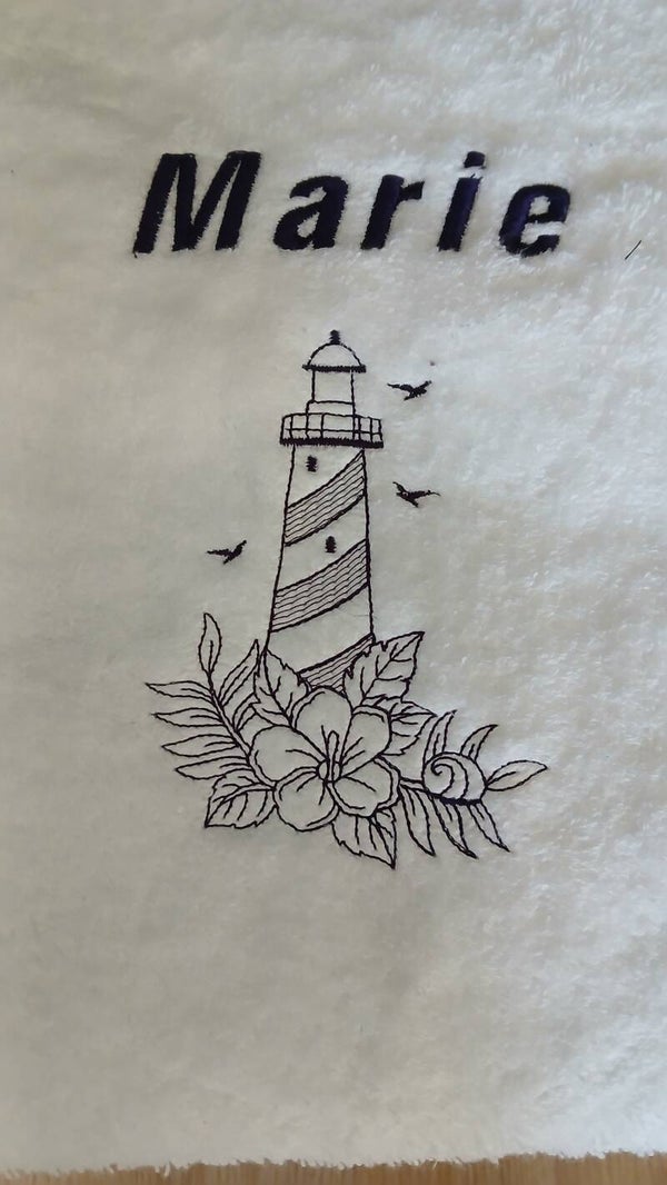 Serviette de bain personnalisée