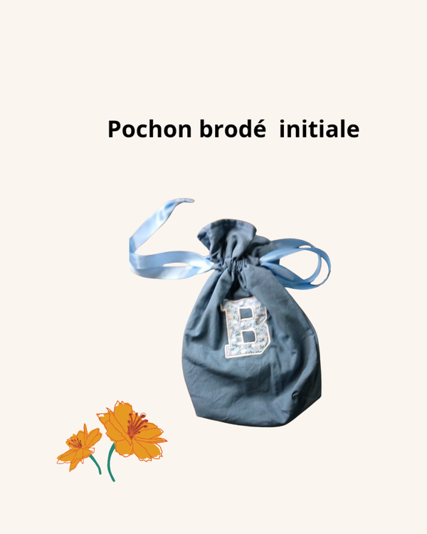 Pochon brodé