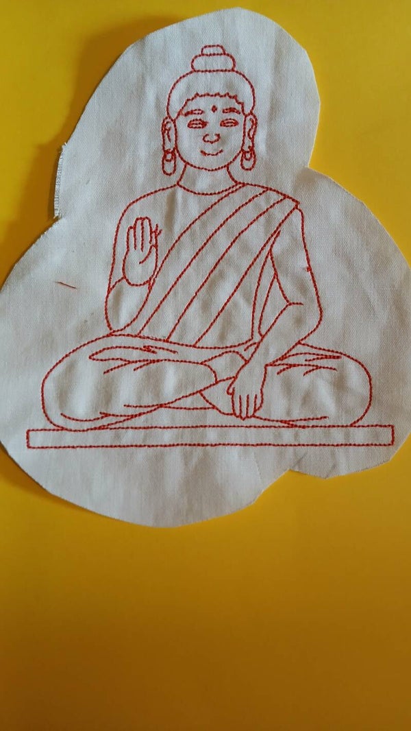 motif broderie essuie mainl