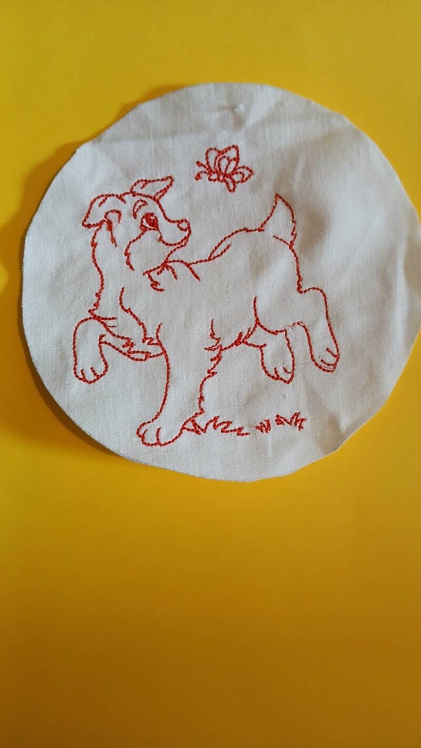 Motif de broderie serviette de toilette