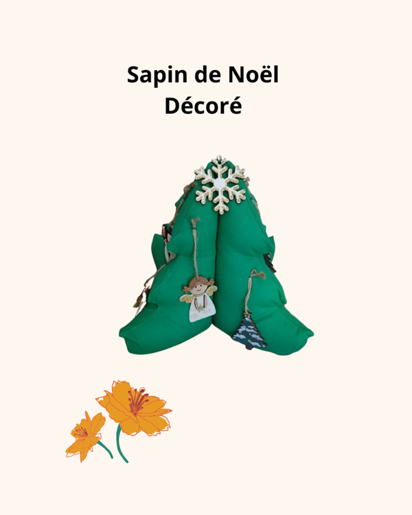 Sapin de noel décoré