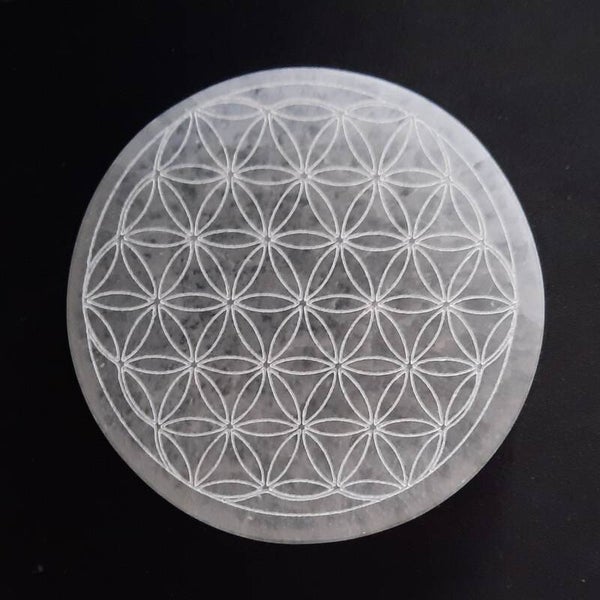 Seleniet schijf bloem des levens