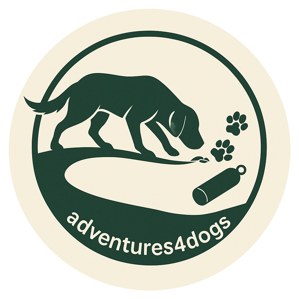 Logo enthält suchenden Hund