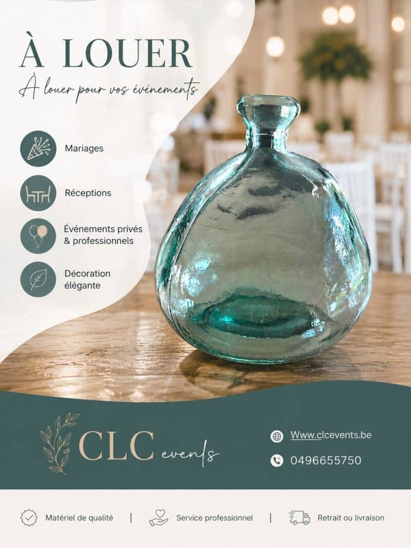 ✨ Vase Aqua Chic