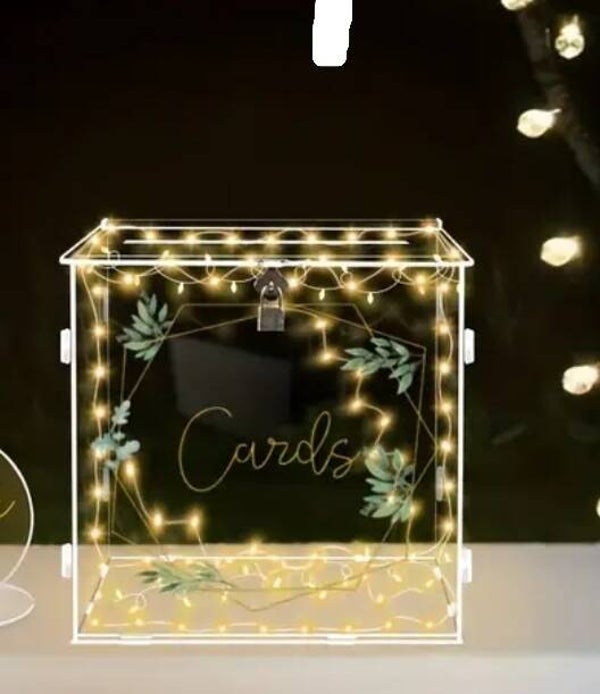 Urne transparent pour vos mariage