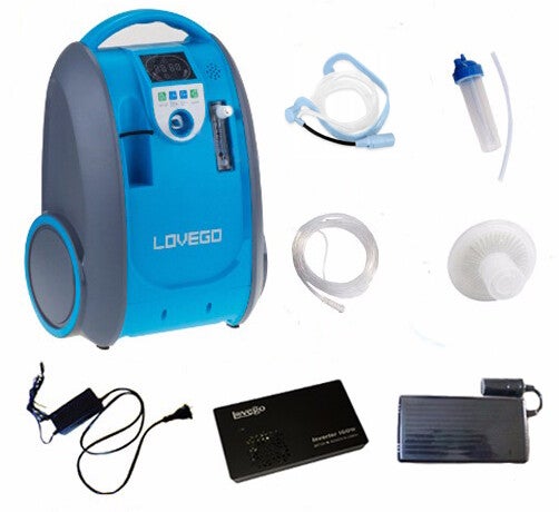 LoveGo LG101 Draagbare Zuurstofconcentrator met Batterij set