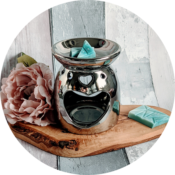 Heart Wax Warmer - Silver