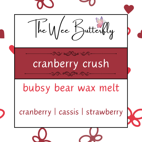 Bubsy Bear Wax Melt - Cranberry Crush (BB025)