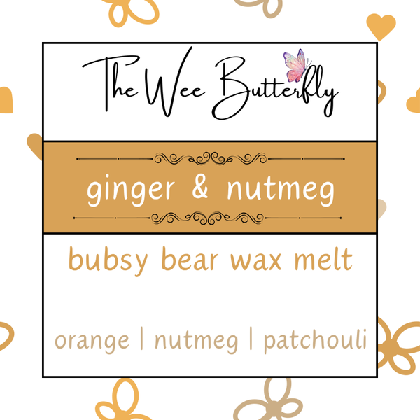 Bubsy Bear Wax Melt - Ginger & Nutmeg (BB033)