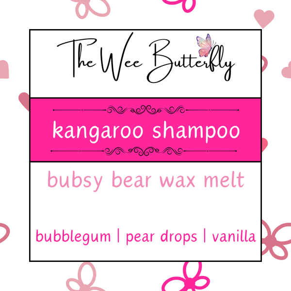 Bubsy Bear Wax Melt - Kangaroo Shampoo (BB041)