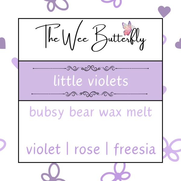 Bubsy Bear Wax Melt - Little Violets (BB043)