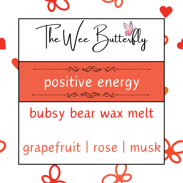Bubsy Bear Wax Melt - Positive Energy (BB056)