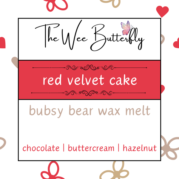 Bubsy Bear Wax Melt - Red Velvet Cake (BB059)