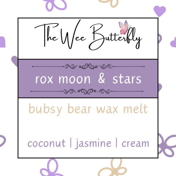 Bubsy Bear Wax Melt - Rox Moon & Stars (BB062)