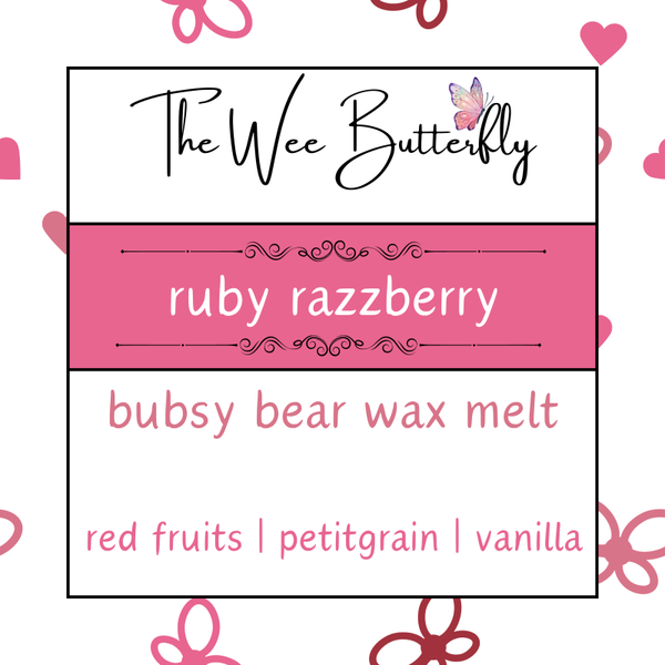 Bubsy Bear Wax Melt - Ruby Razzberry (BB063)