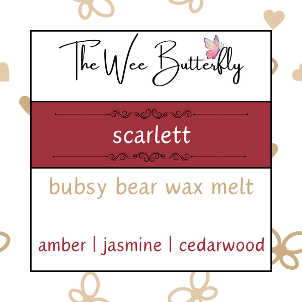 Bubsy Bear Wax Melt - Scarlett (BB065)
