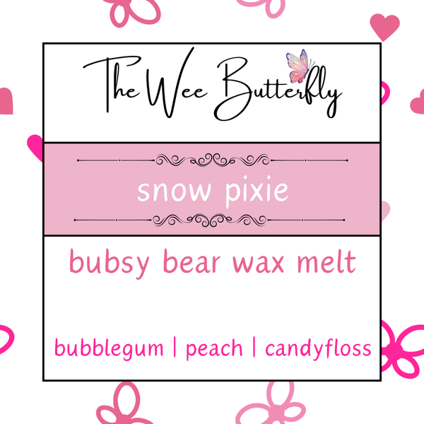Bubsy Bear Wax Melt - Snow Pixie (BB068)