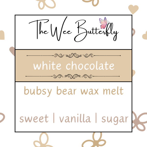 Bubsy Bear Wax Melt - White Chocolate (BB086)