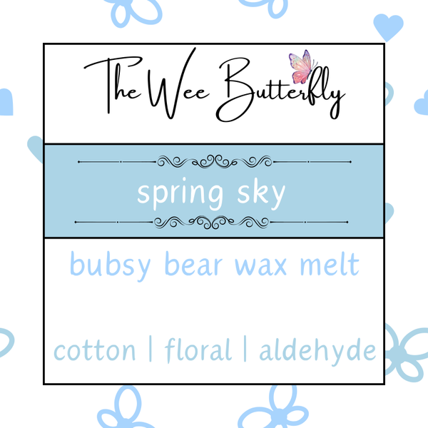 Bubsy Bear Wax Melt - Spring Sky (BB090)