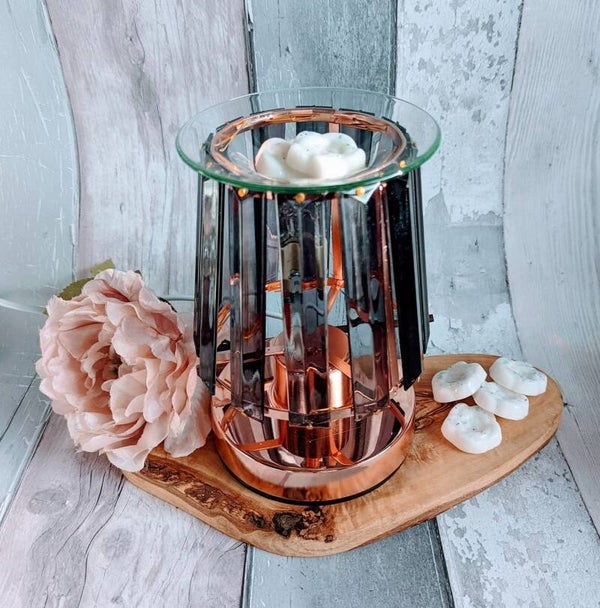 Touch Sensitive Elegance Aroma Lampshade - Rosegold & Black