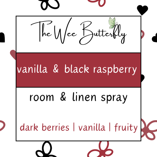 Room & Linen Spray - Vanilla & Black Raspberry (RS029)
